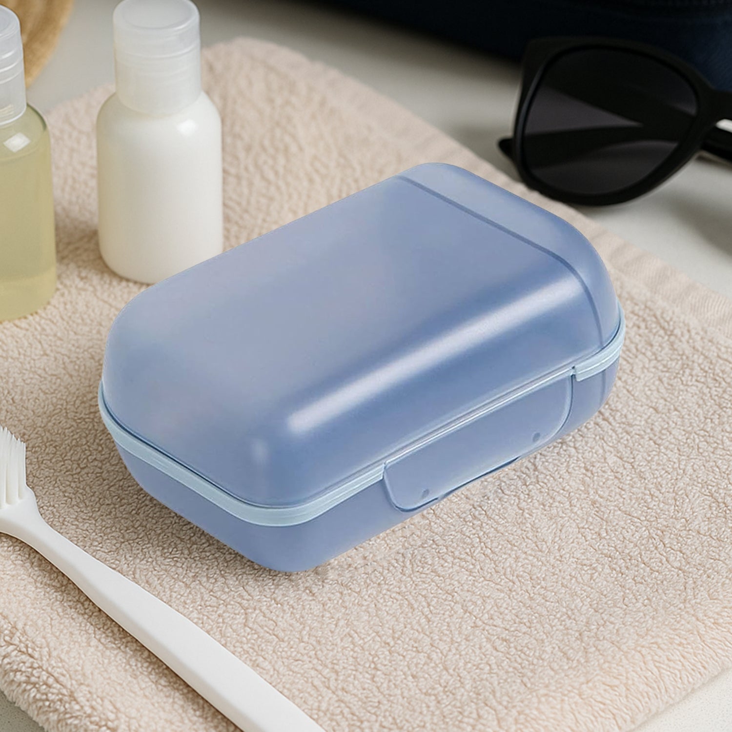 Travel Soap Container, Soap Travel Case with Lid ,Sabudani (1 Pc) Travel Soap Container, Soap Travel Case with Lid ,Sabudani (1 Pc)